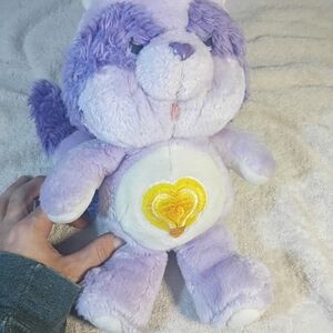 1984 Care Bear Cousin Bright Heart Raccoon - Vintage Plush (Used, Good Condition